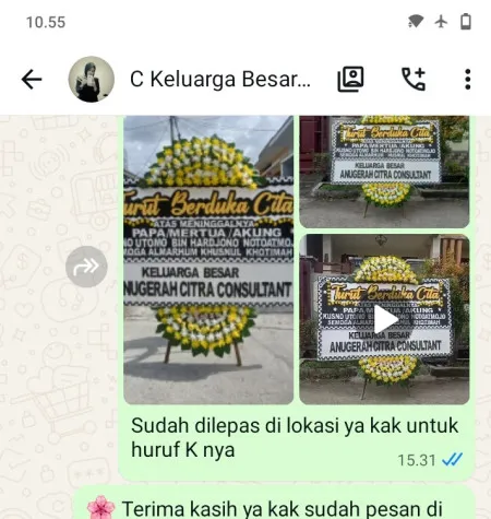 Pengiriman Papan Bunga Duka Kemayoran Jakarta Pusat