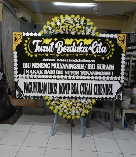 Papan Bunga Duka Kemayoran Jakarta Pusat