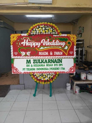 Papan Bunga di Kemayoran Jakarta Pusat
