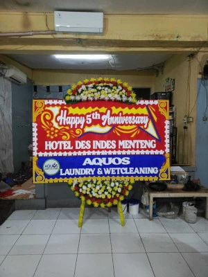Papan Bunga di Kemayoran Jakarta Pusat